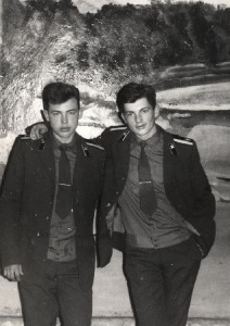 Будущие офицеры Соболев и Клименко