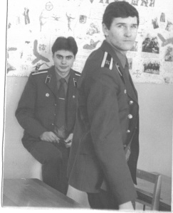 Игорь Каратаев с другом Сергеем, 1 курс