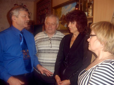 Коля Кулеба, Коля Окружнов и Леночка Гапонова.