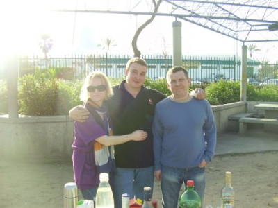 Богуцкая, Казимиров, Стельников. март 2009, Израиль.