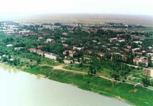 Курчатов Вид с вертолета