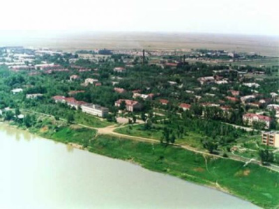 Курчатов Вид с вертолета