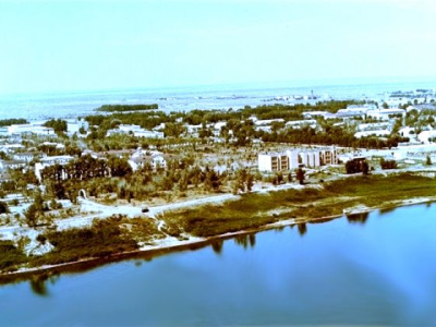 Курчатов с вертолета