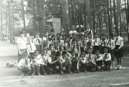 Вторая смена 6-ой отряд 1984 год