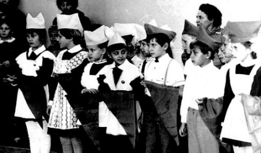 Прием в пионеры 3 ноября 1986 года - первая - Тажеева