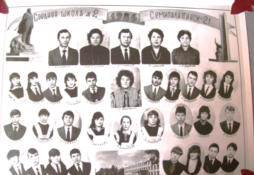 выпуск 1986 года школа № 2