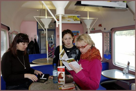 Самое главное в межгосударственных поездах - Ресторан!!