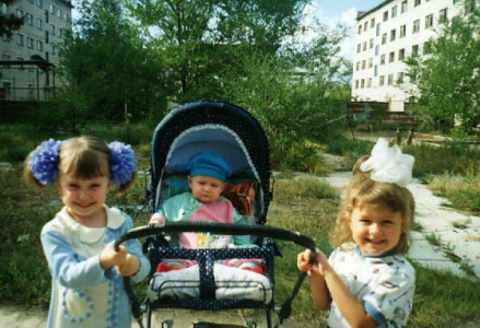 Концевая Юля, Казимиров Саша и Маша Салимжанова