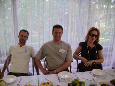 Кропачев с женой и Никитченко